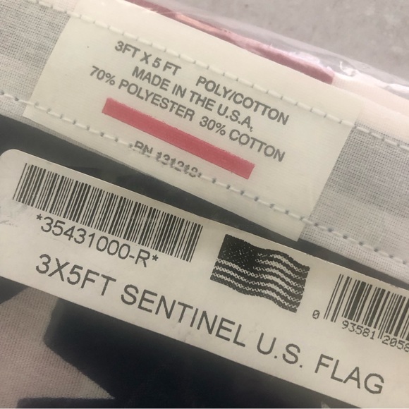 Valley Forge American Flag 3 x 5 ft. Printed Poly Cotton Made in U.S.A. - Picture 6 of 6